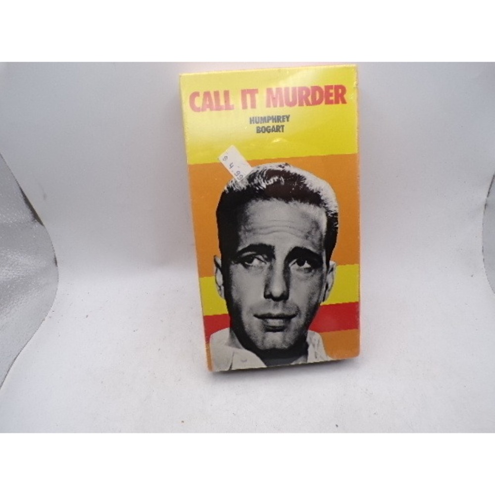 Call It Murder Humphrey Bogart VHS 1988 Sealed United American Video Crime Noir